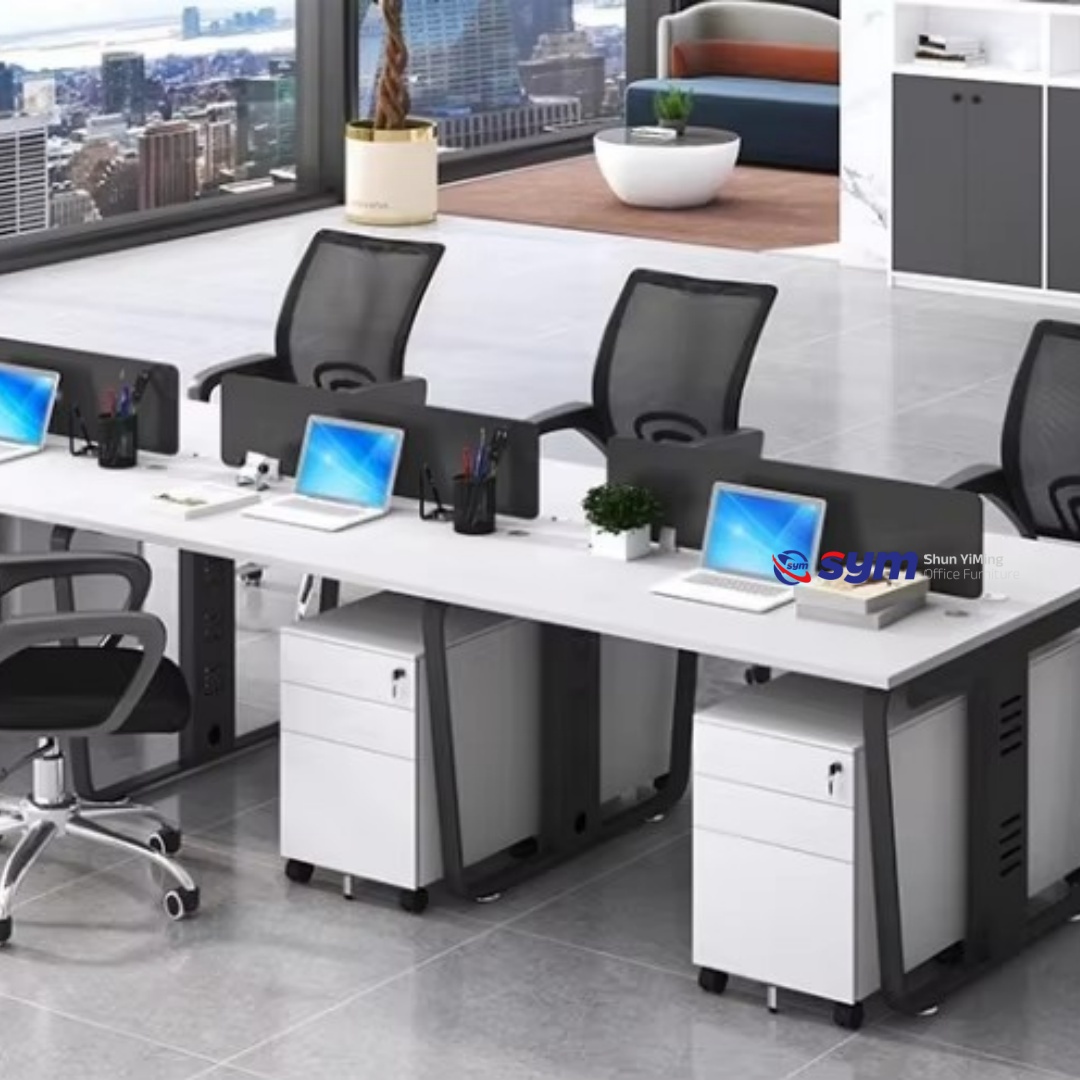 Space Saving 3 Drawer Steel Mobile Pedestal, Heavy Duty Under Desk Metal Filing Cabinet with Master Key Lock System