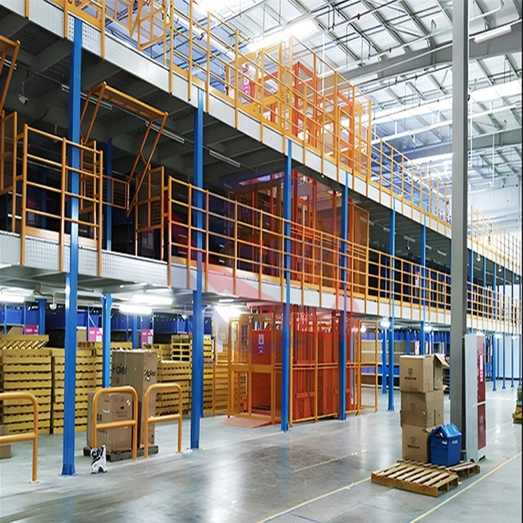 Mezzanine Platform Storage Solution Heavy Duty Metal Shelving Unit Industrial Storage Rack for Factory