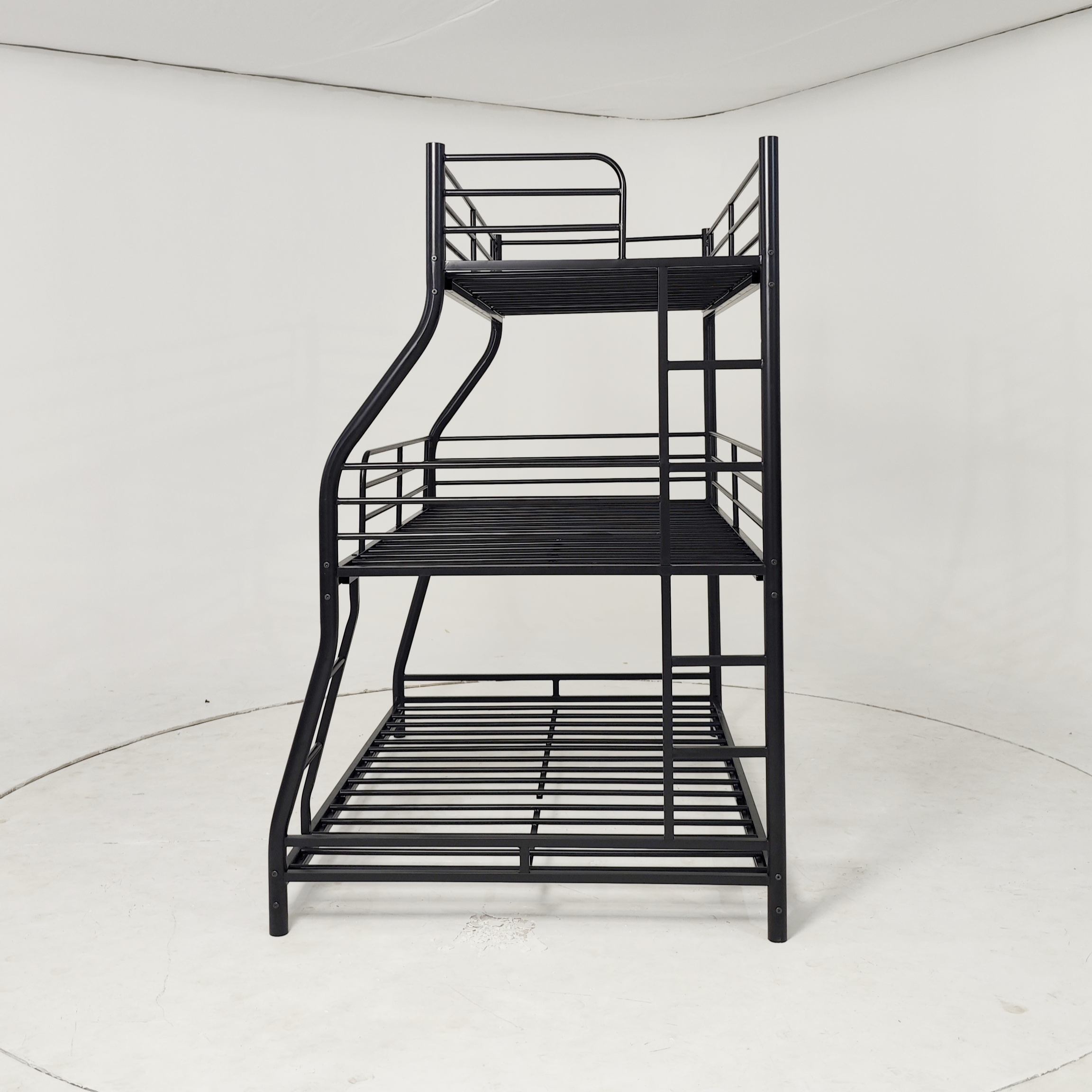 Simple Style Queen Size Kids Bunk Bed, Good Quality Metal Frame Suitable for School Dormitory and Home Bedroom Use