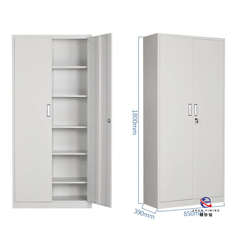 KD Steel Storage Cabinet Metal Filing Cupboard with Lock for Office Document Management System High Loading Capacity