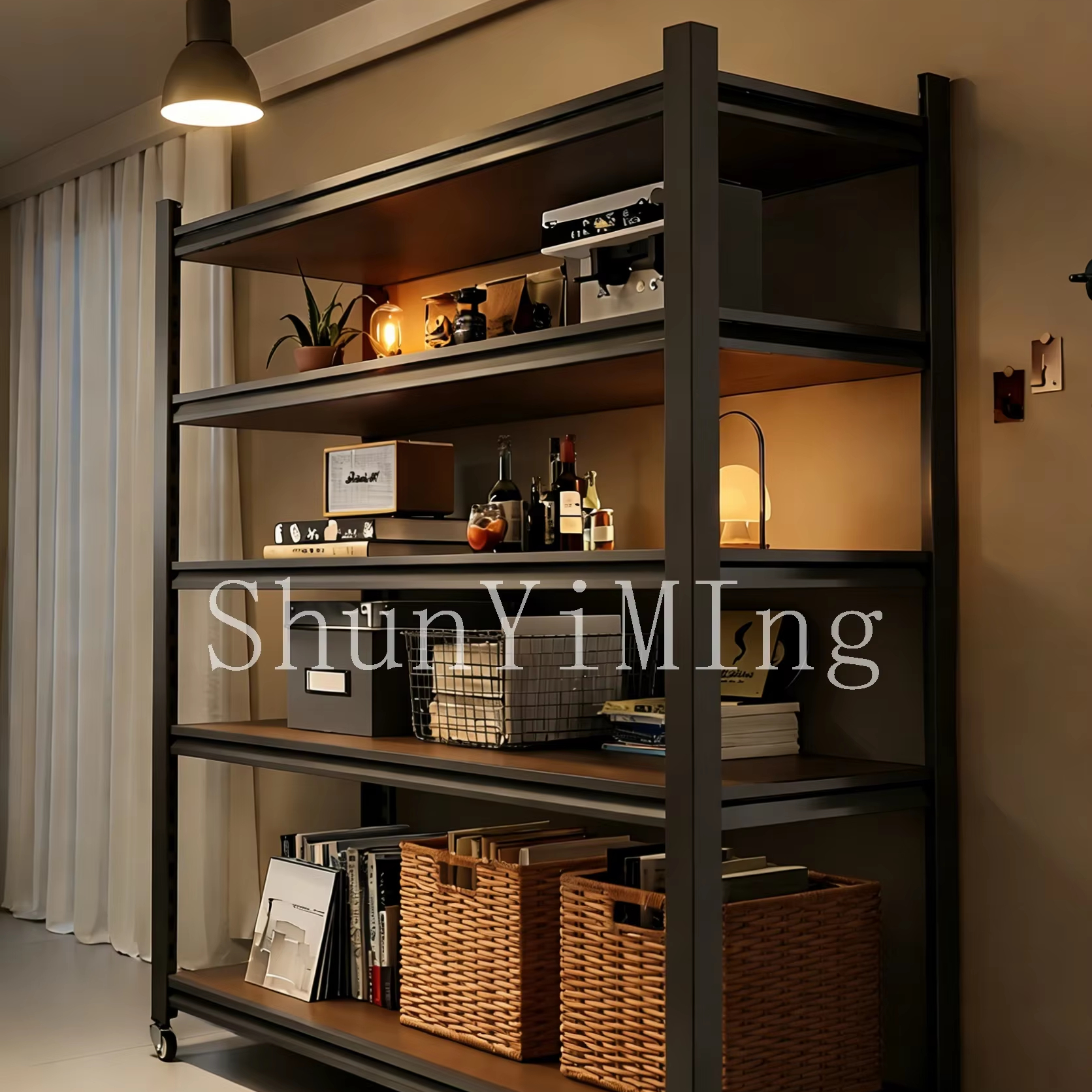 Metal Closet Style Storage Shelves for Personal Items Warehouse and Office Staff Locker Room Storage