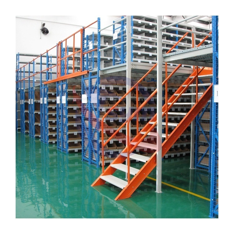 Mezzanine Platform Floor Industrial Shelving Rack Heavy Duty Storage Shelves Metal Shelving Unit System