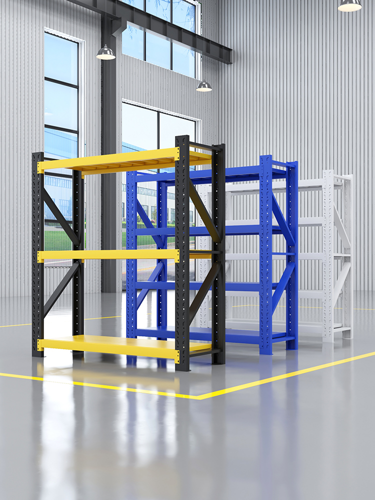 Wholesale Adjustable Middle Duty Pallet Racking System Warehouse Steel Storage Racks Metal Goods Shelf