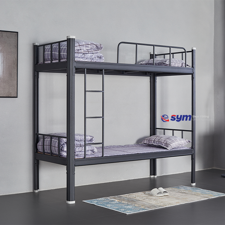 Reinforced Steel Metal Bed Frame, Industrial Strength Platform Bed Base with Mattress Foundation for School Project