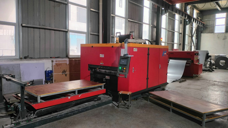 Rod shearing machine for racking bracing components