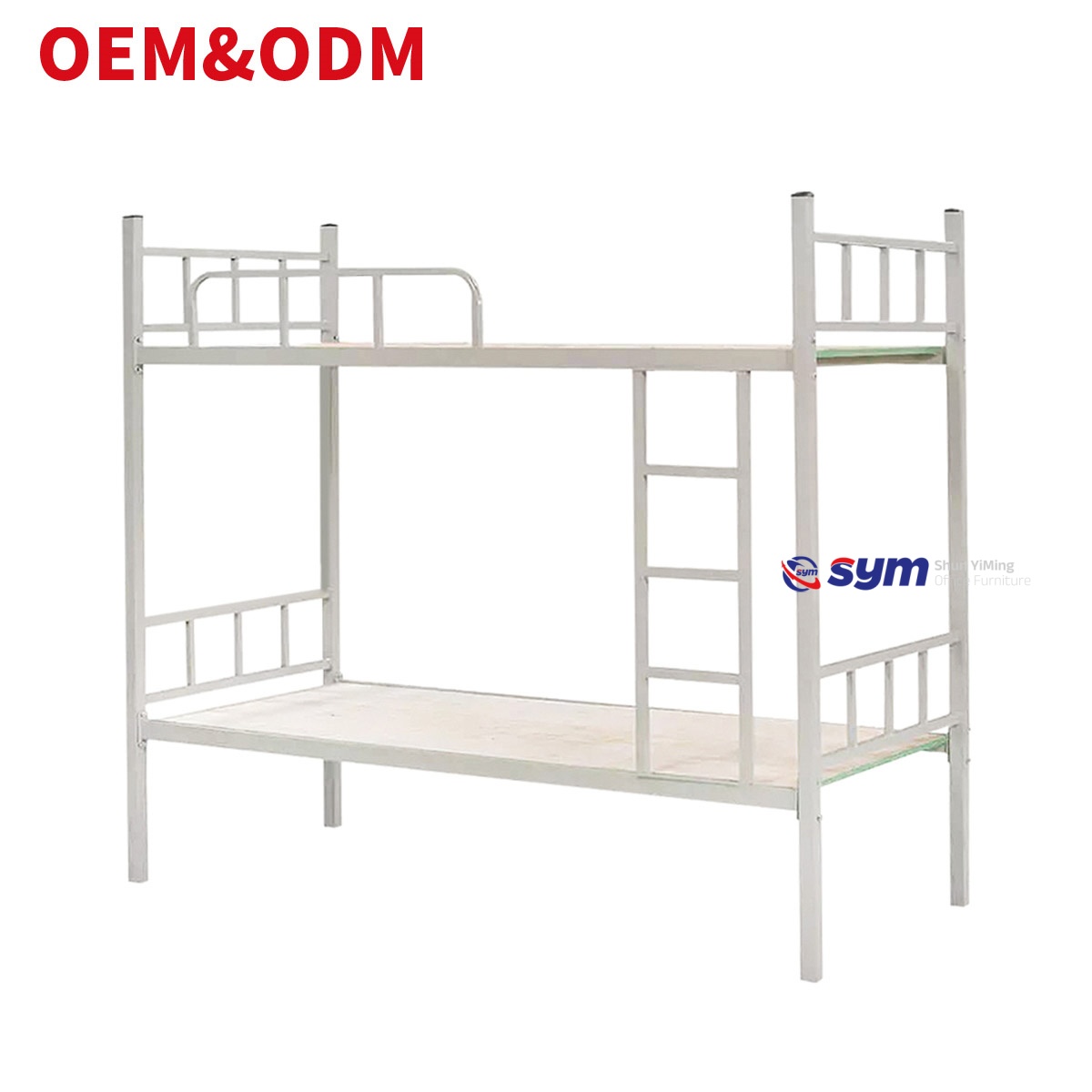 Space Optimizer Steel Metal Bed Frame, High Clearance Platform Bed Base for School & Campus Housing Projects