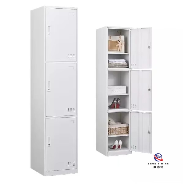 Innovative KD Structure Steel Locker, High Loading Capacity Metal Wardrobe for International Trade Orders