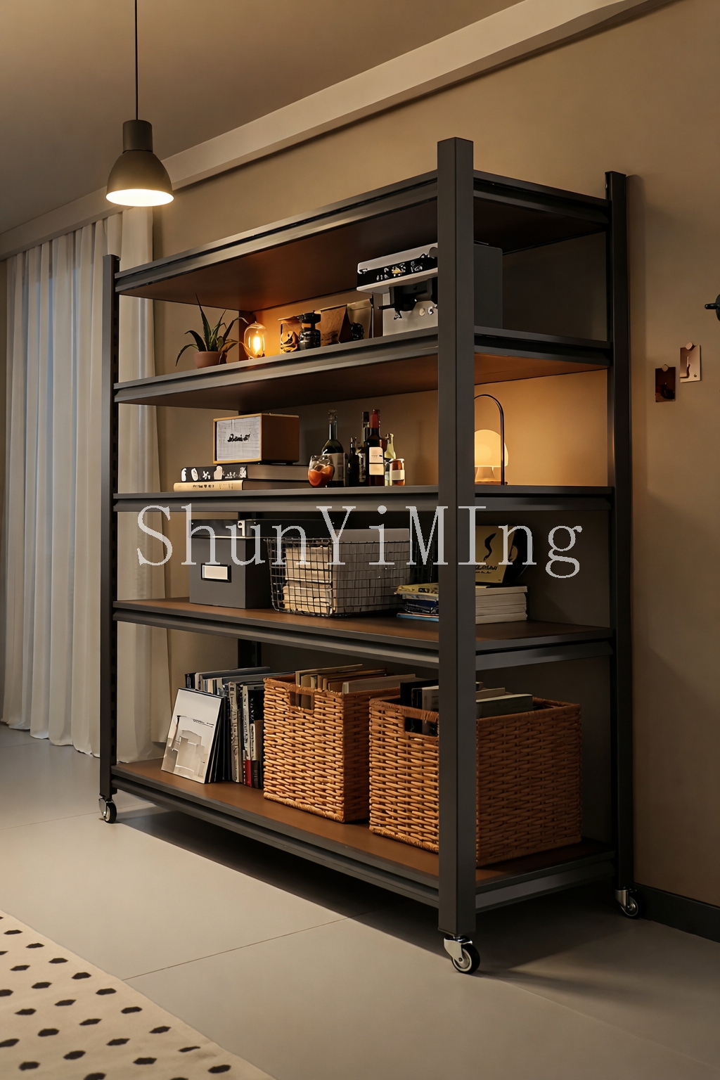 Office Furniture Cabinets Steel Storage for Document Archive and Heavy Duty Metal Shelving Unit System