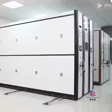 Electronic Mobile Compact Shelving System, Smart Steel Storage Racks for Large Scale Library & Museum Archive