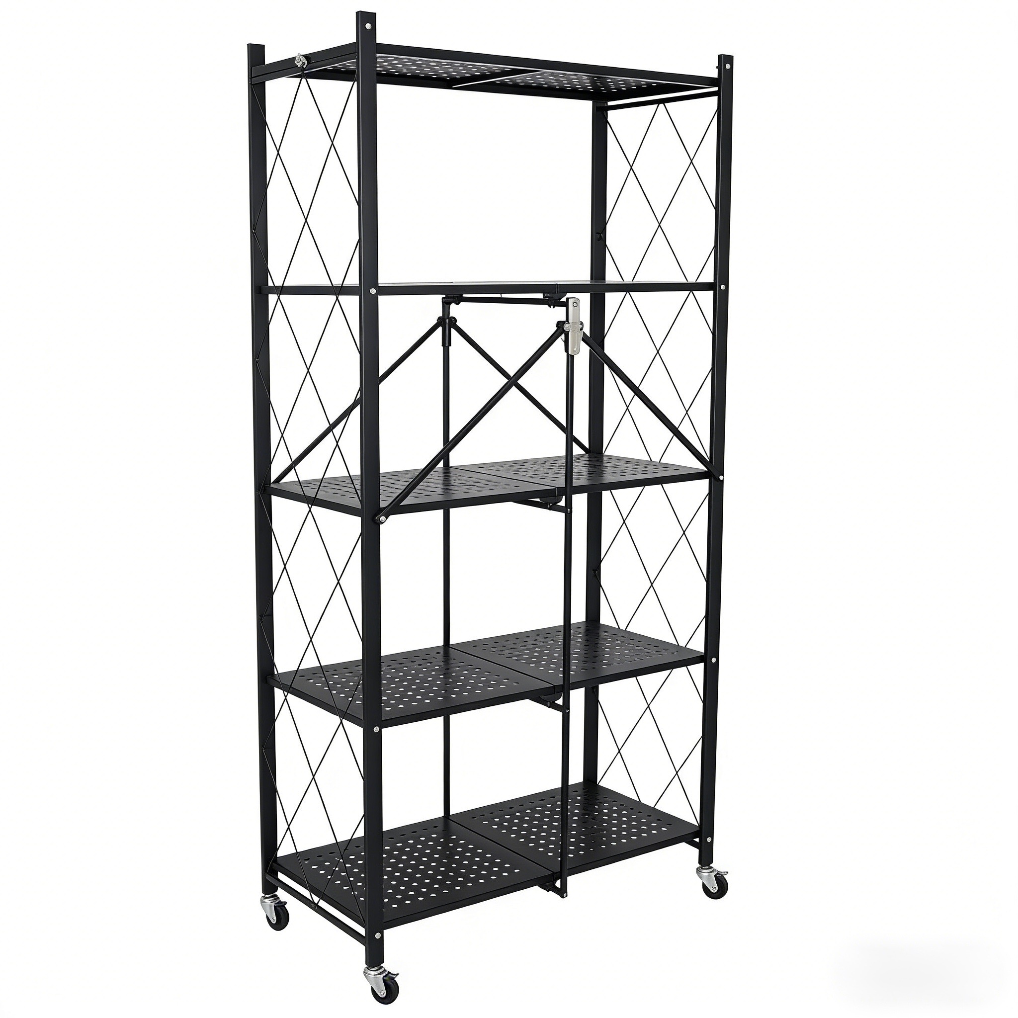 Wholesale Household Steel Multi-Level Powder Coated Corrosion Protection Angle Steel Rack Storage Shelf 180cm Length