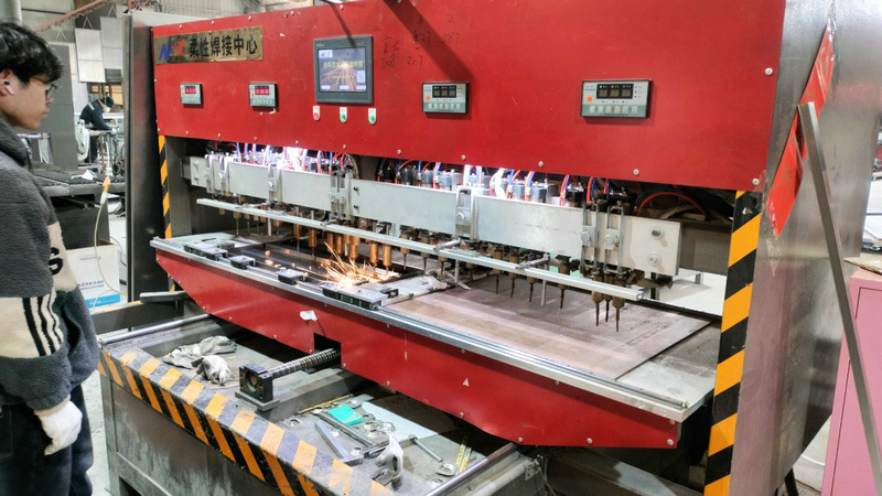 MIG welding process for heavy-duty racking joint assembly