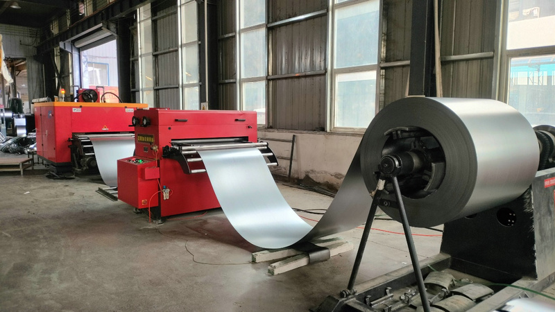 Precision steel cutting process for racking uprights and beams