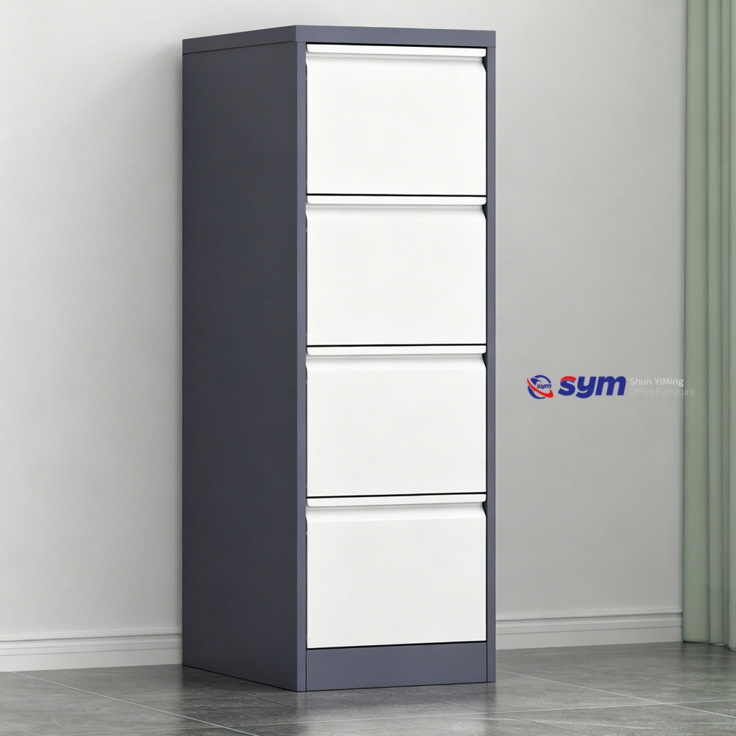 Comprehensive Steel Lateral File Storage System, Combined Metal Document Cupboard with Drawers for Enterprise Use