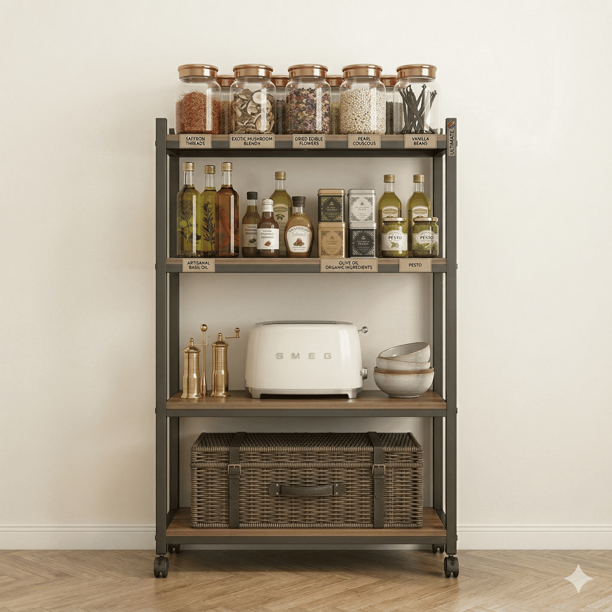Racks and Shelves Display Stand for Supermarket and Retail Store Organization with Metal Shelving Unit