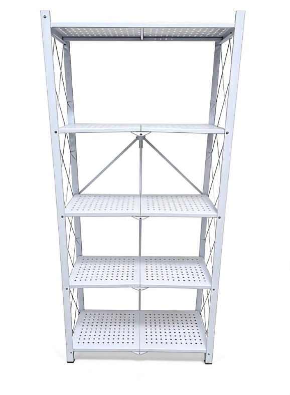 Metal Multi-Layer Free Foldable Oven Pot Board Rack Household Storage for Kitchen Pots Living Room for Floor-to-Ceiling