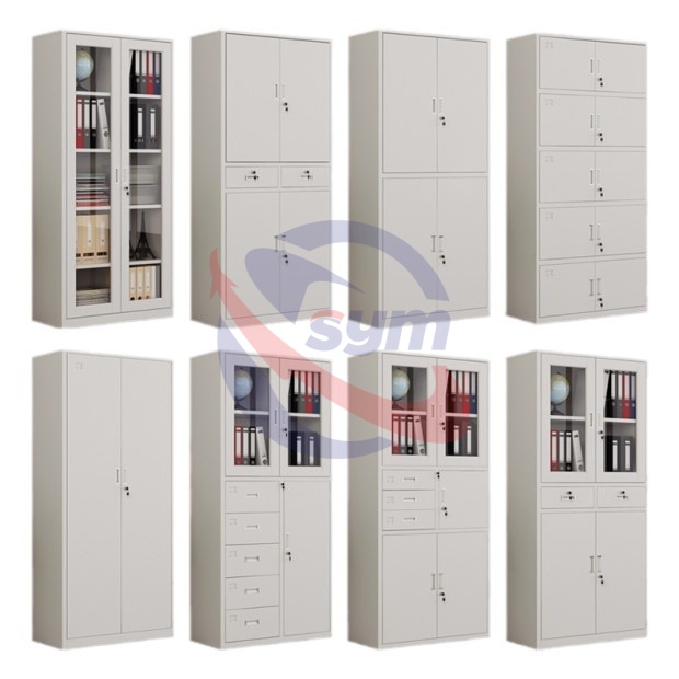 Factory Price Metal Filing Cabinet 4 Drawer Vertical Steel Storage Locker for Office Furniture Project Bulk Sale
