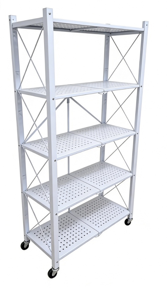 Hot Selling Large Capacity Kitchen Rack Shelf White and Black Iron Metal Bathroom Storage Racks