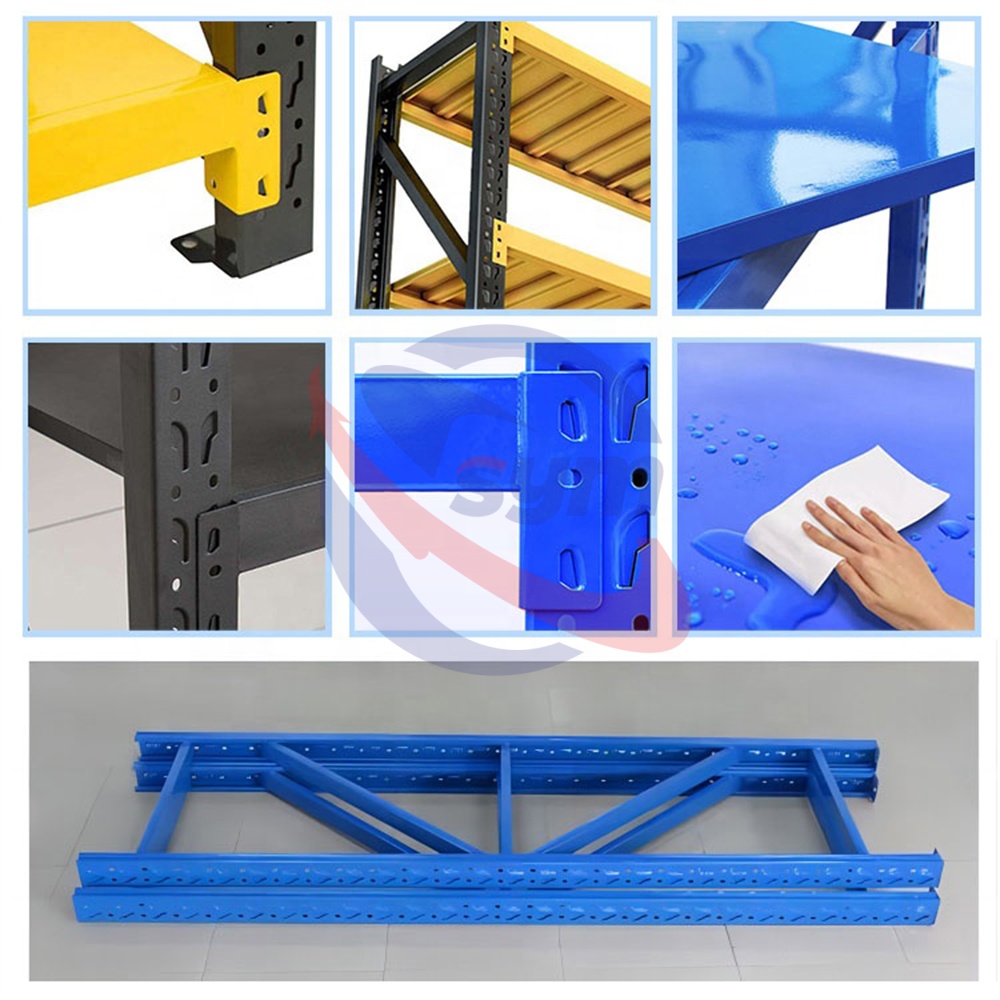 Racks Steel Storage Shelf Heavy Duty Metal Shelving Unit Industrial Storage Rack for Metal Rack Storage