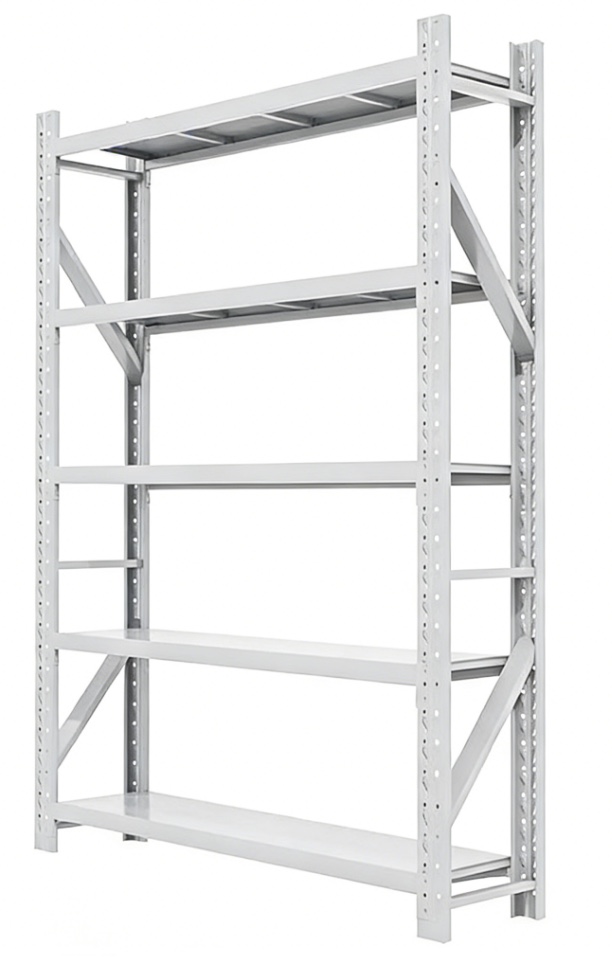 Shelf Warehouse Storage Stainless Steel Shelving Display Storage Multi-storage Household Load Bearing Floor Heavy Iron Shelves