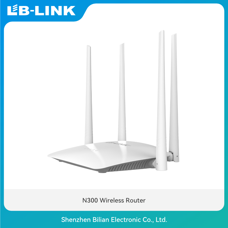 LB-LINK BL-WR450H N300 2.4GHz Small Size 300Mbps Home Use WiFi Router in Stock