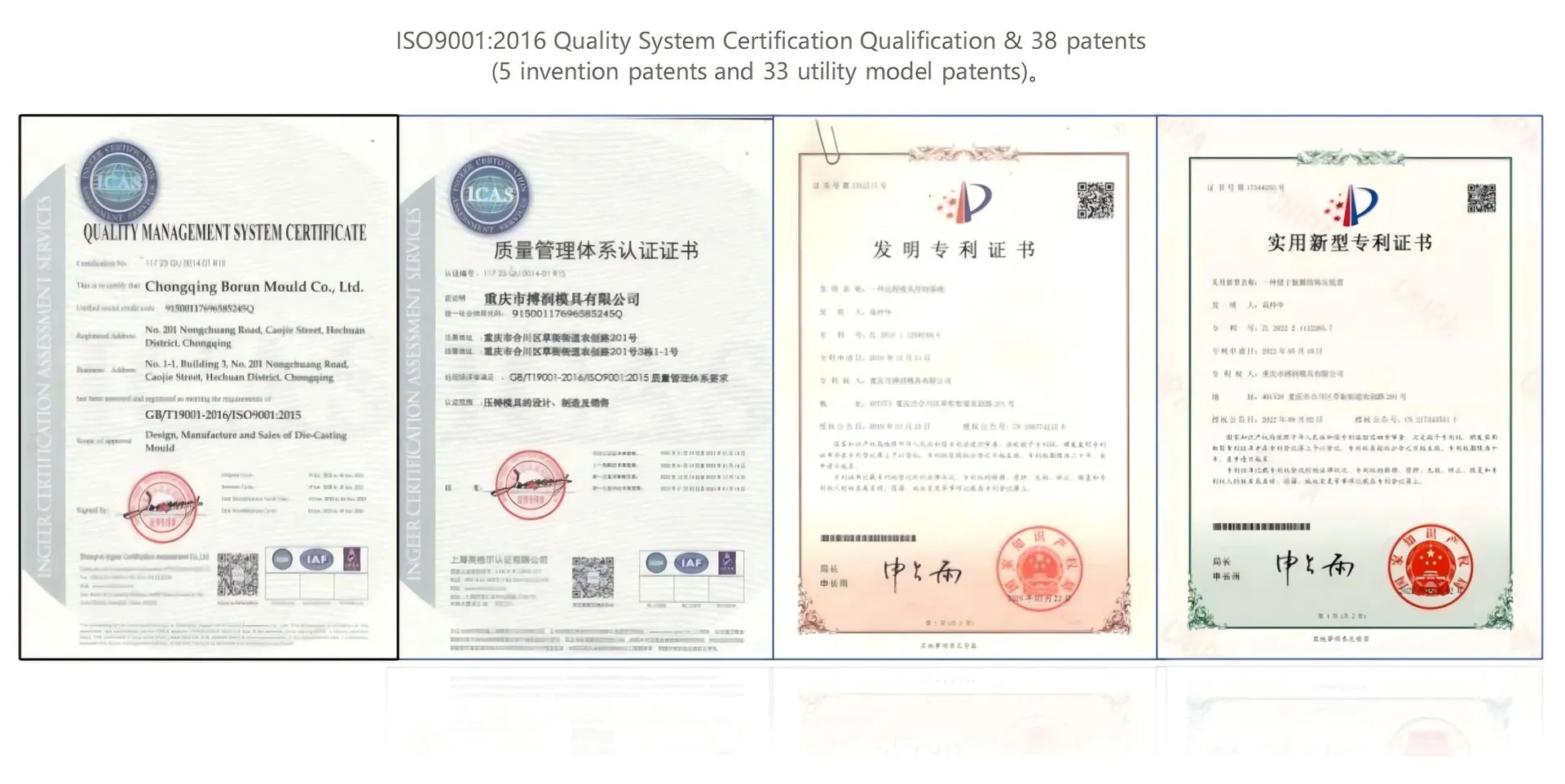 Quality Certifications