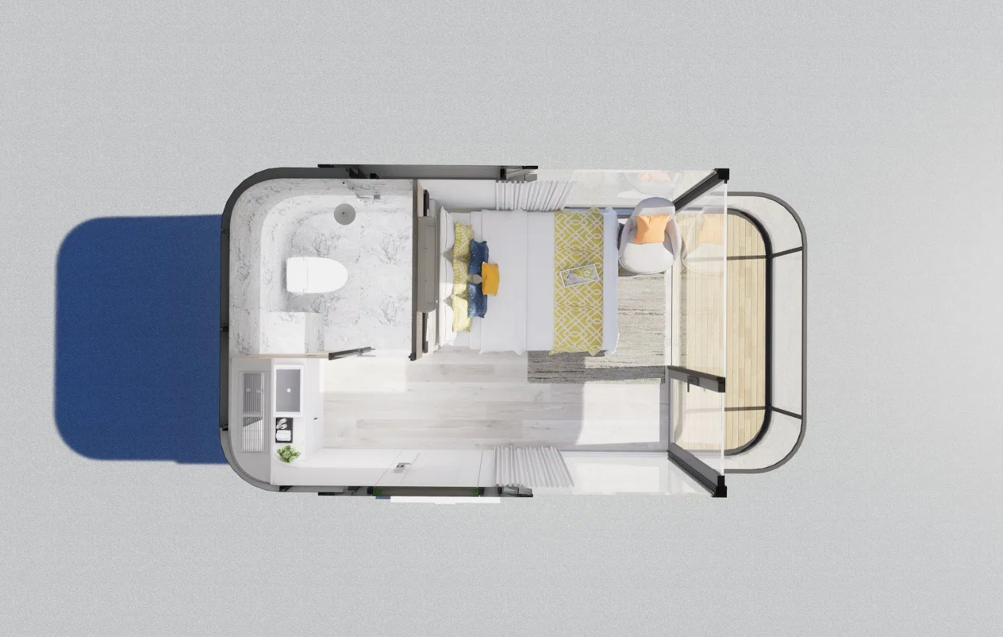 Internationally Approved PVC Capsule Housing for Emergency Needs