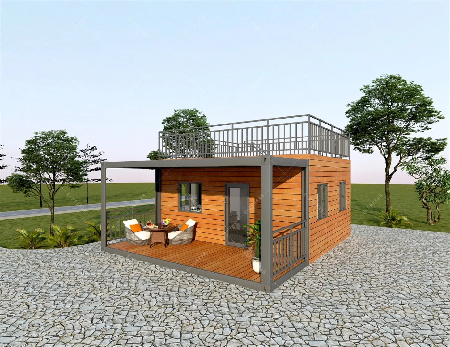 Plug and Play Smart Prefabricated Modular Capsule House with Furniture, Ready to Use