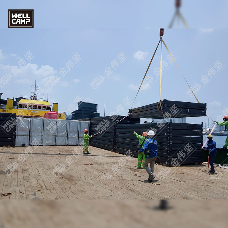 Folding Container House Factory in China Turnkey Camp Solutions