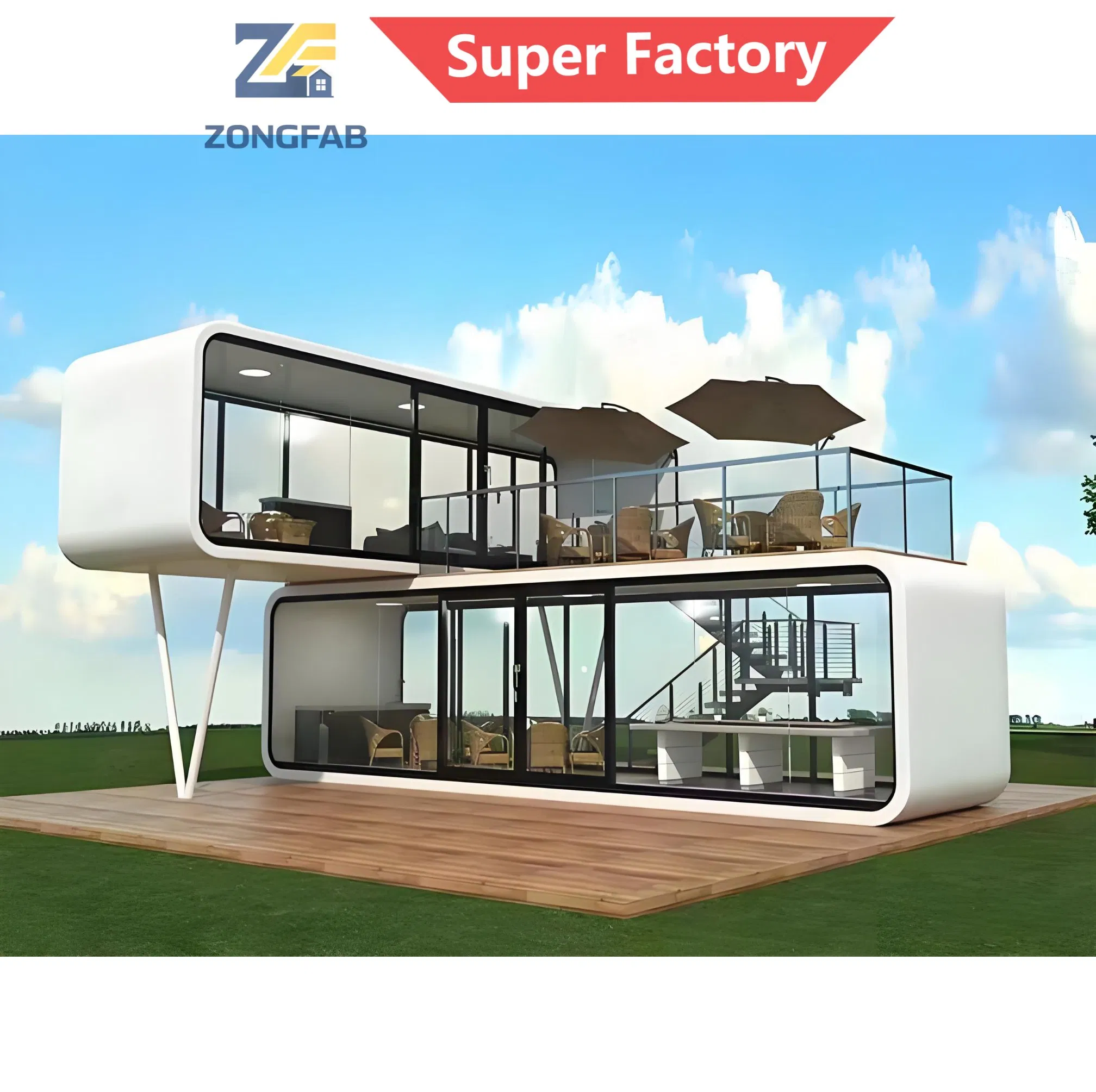 Modern Modular Apple Cabin Pod House for Scenic Resorts and Outdoor Hospitality Projects