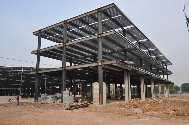 Prefabricated Building Steel Frame High Rise Modular Industrial Office Factory
