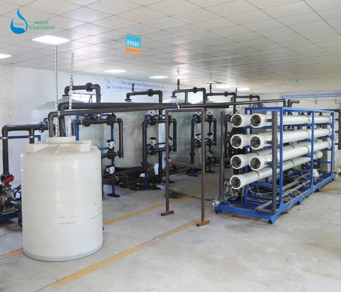 Large Scale Brackish Drinking Well Salt Seawater Sea Water Desalination Treatment Filtration Purification Industrial RO Reverse Osmosis System Purifier Filter