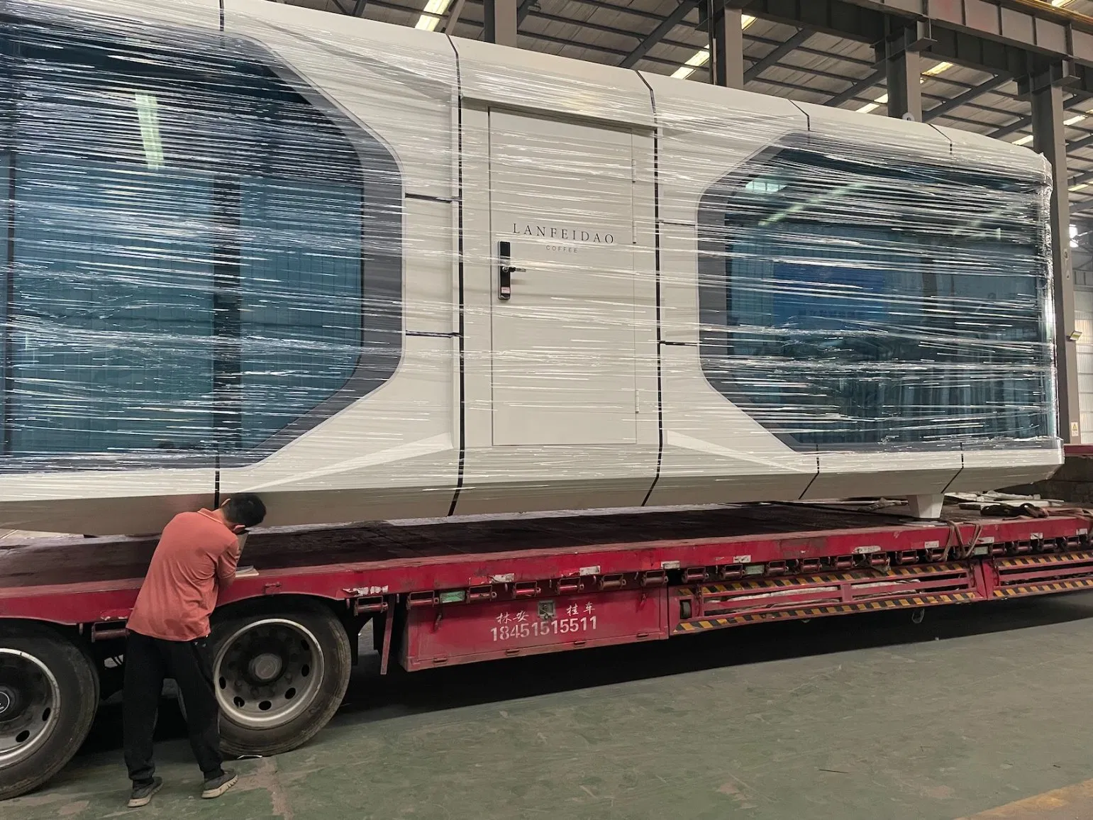 Modular Healthcare Capsule House Configured as Clinic or Quarantine Isolation Unit