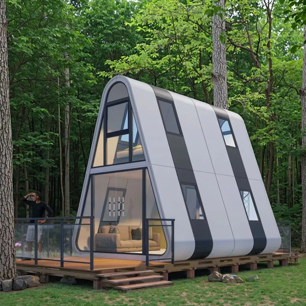 Vibrant V6 Custom Color Design Triangular Space Pod Living Solution