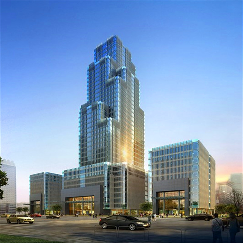 Low Cost Prefabricated Steel Modular Buildings for Apartment Hotel &amp; Office Use-High-Rise Model Modern Design 5-Year Warranty