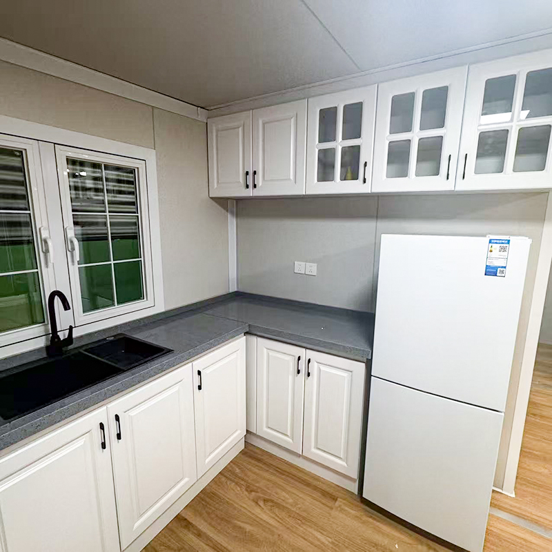 40FT Modular Expandable House Volumetric Design Moisture Barrier Sustainable Materials