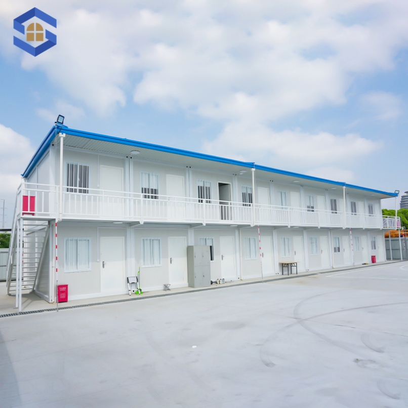 Economic Prefab Worker Accommodation Steel Frame Mobile Modular Apartment Integrated Prefabricated Container Home Housing
