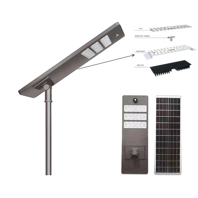 IP67 Aluminum Alloy Aluminum Alloy Solar Cell LED Light System