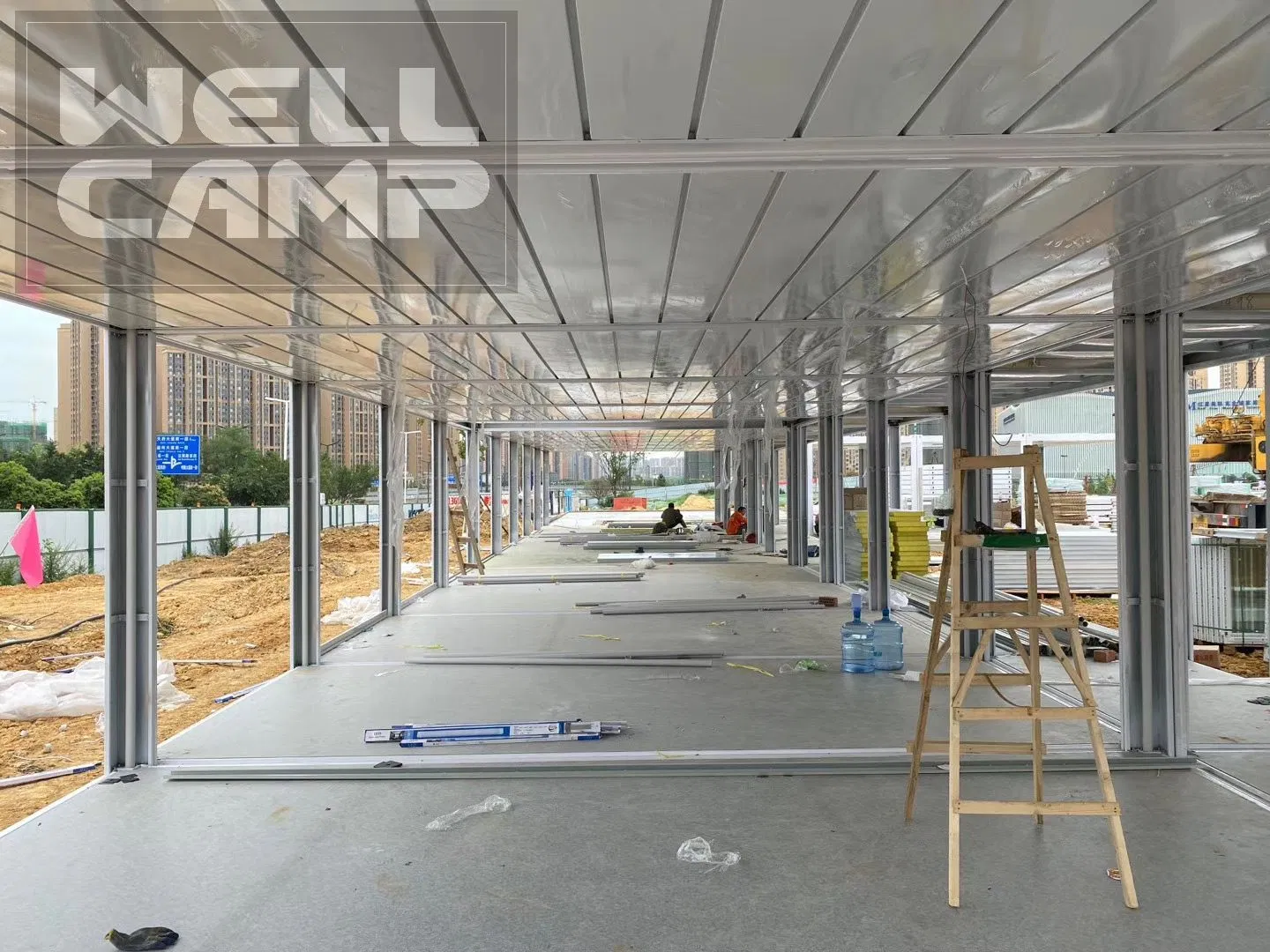 20FT Easy Build Assemble Container House Site Camp Container House Flat Pack Container Camp Dormitory Office Worker Accommodation