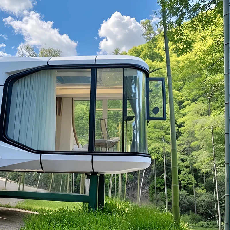 Modular Space Capsule House for Quick-Deployment Business