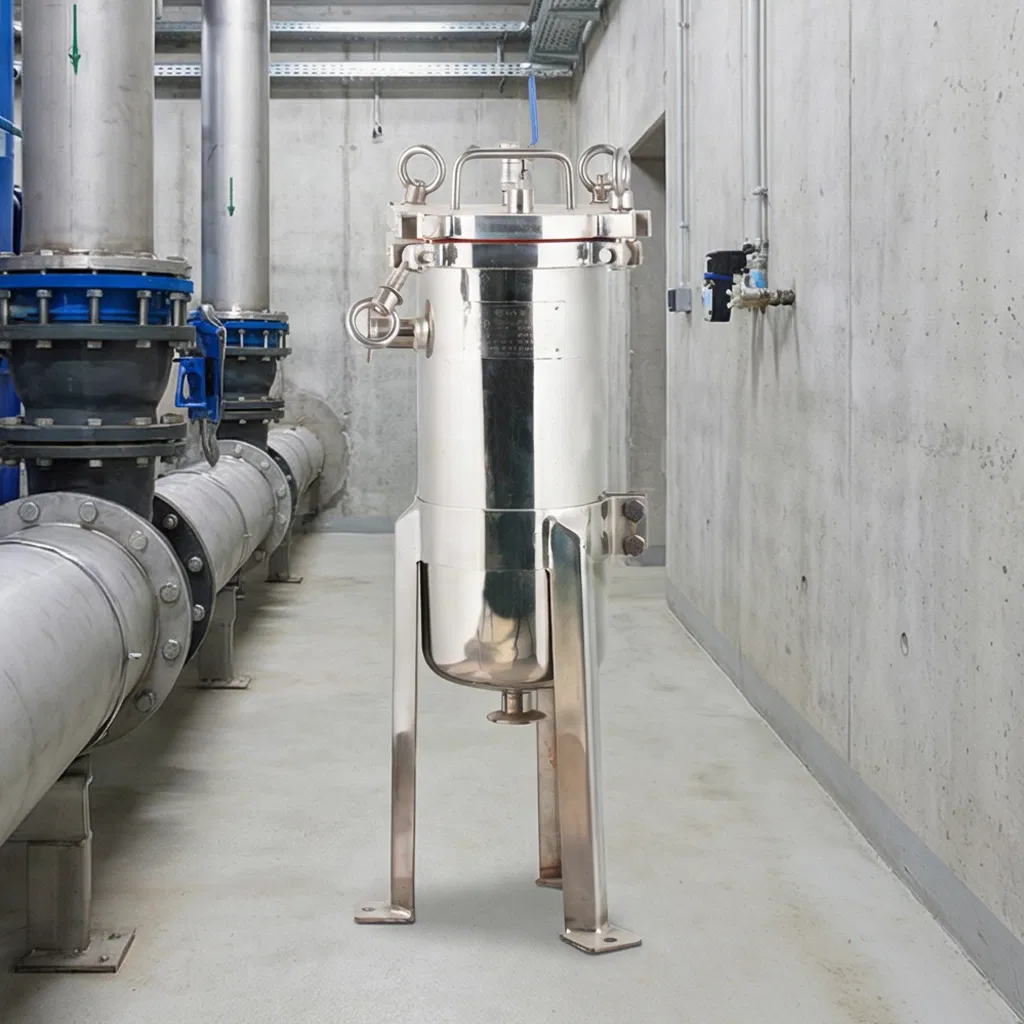 HL Filter Multi Cartridge Water Filter Housing 40 Inch for Liquid Treatment