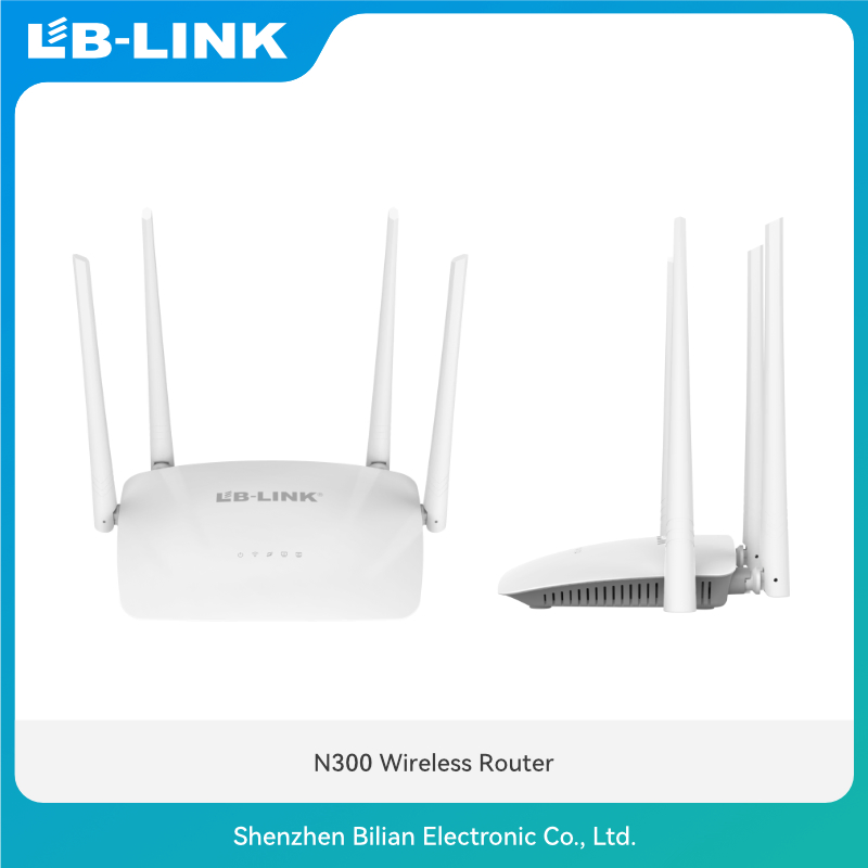 LB-LINK BL-WR450H N300 2.4GHz Small Size 300Mbps Home Use WiFi Router in Stock