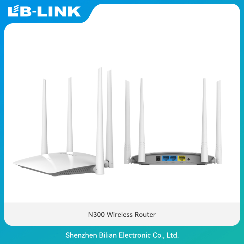 LB-LINK BL-WR450H N300 2.4GHz Small Size 300Mbps Home Use WiFi Router in Stock