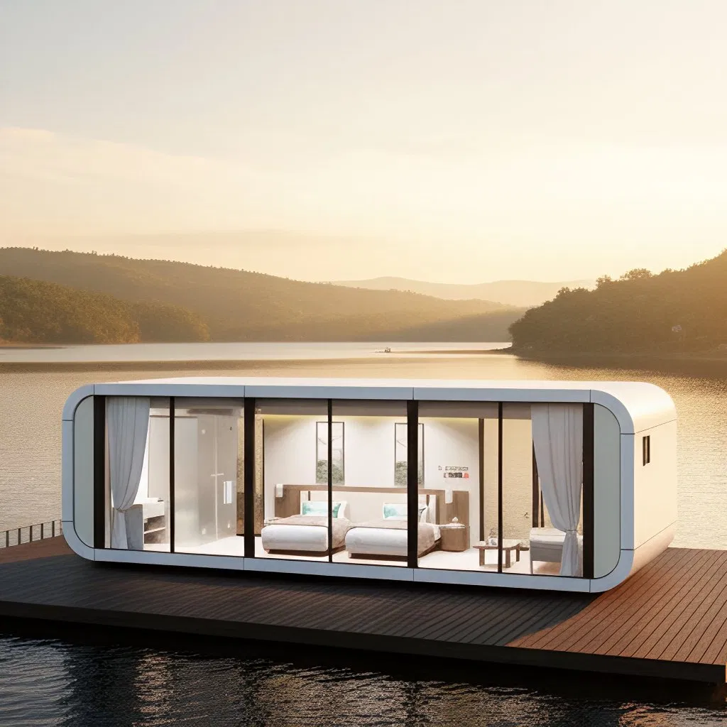 OEM Tailored Stylish Mini Modular Living Sunroom House for Hotel Projects and High-End Hospitality Environments.