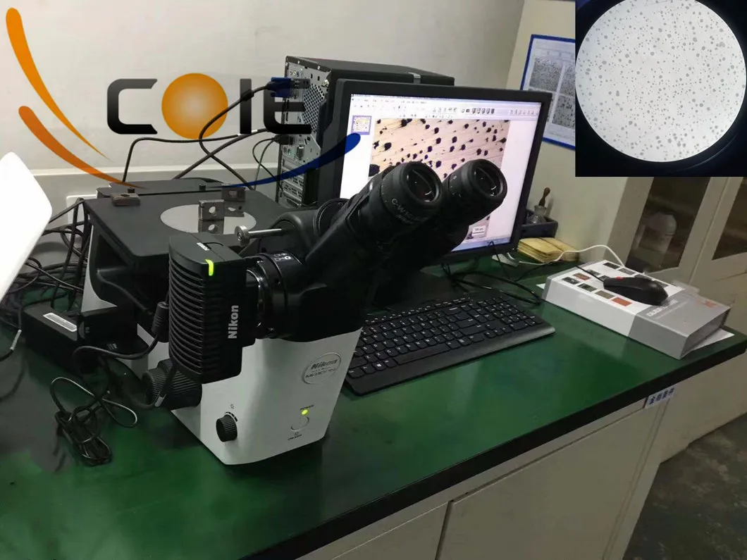 Metallographic testing