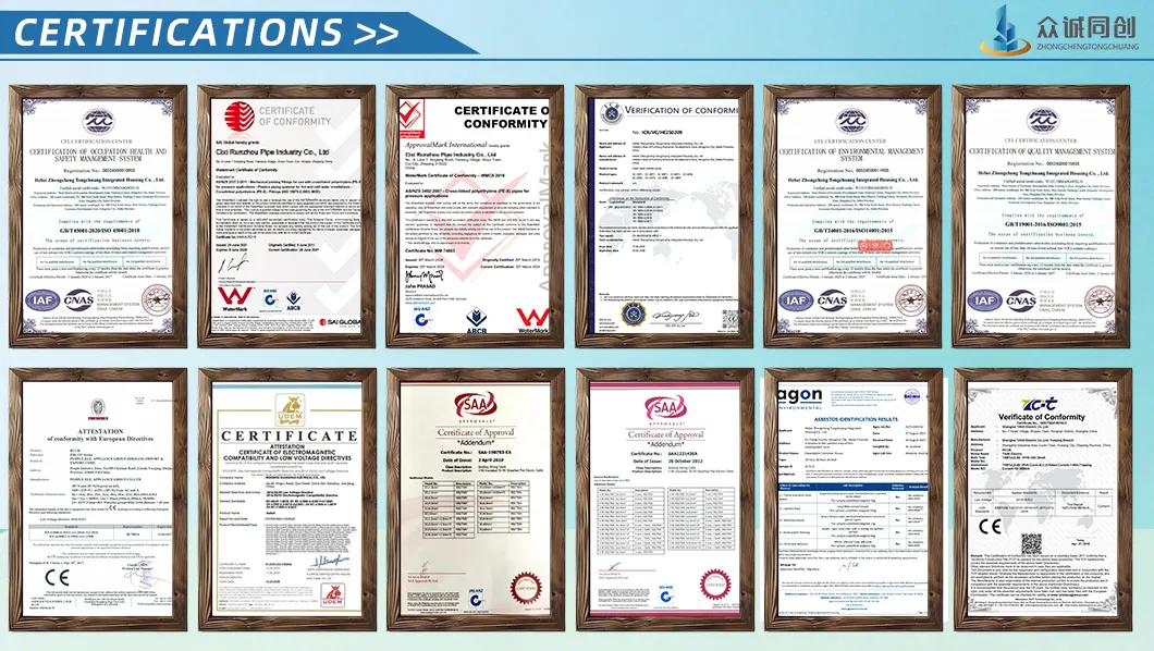 Certifications Display