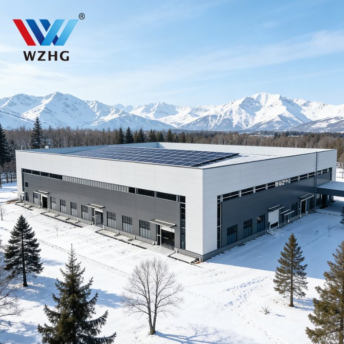 Modern Prefabricated Steel Structural Building for Multi-Story, Industrial, and Medical Facilities with Reliable Construction