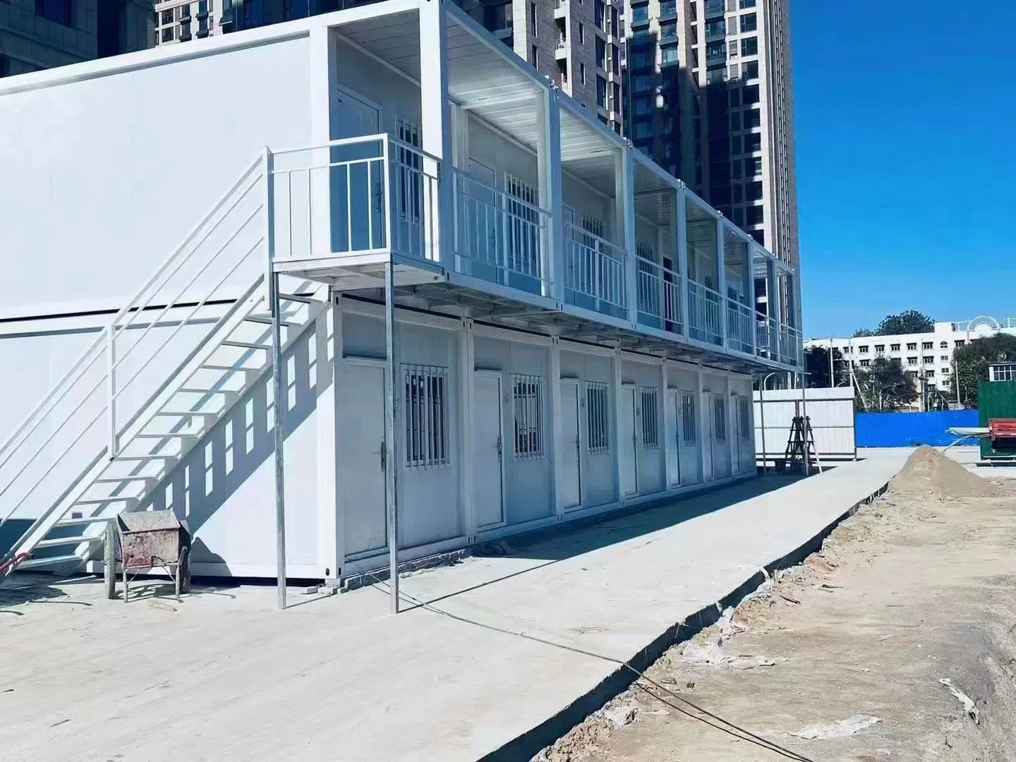 USA Turnkey Glass Villa Prefab Modular Steel Prefabricated Container Homes