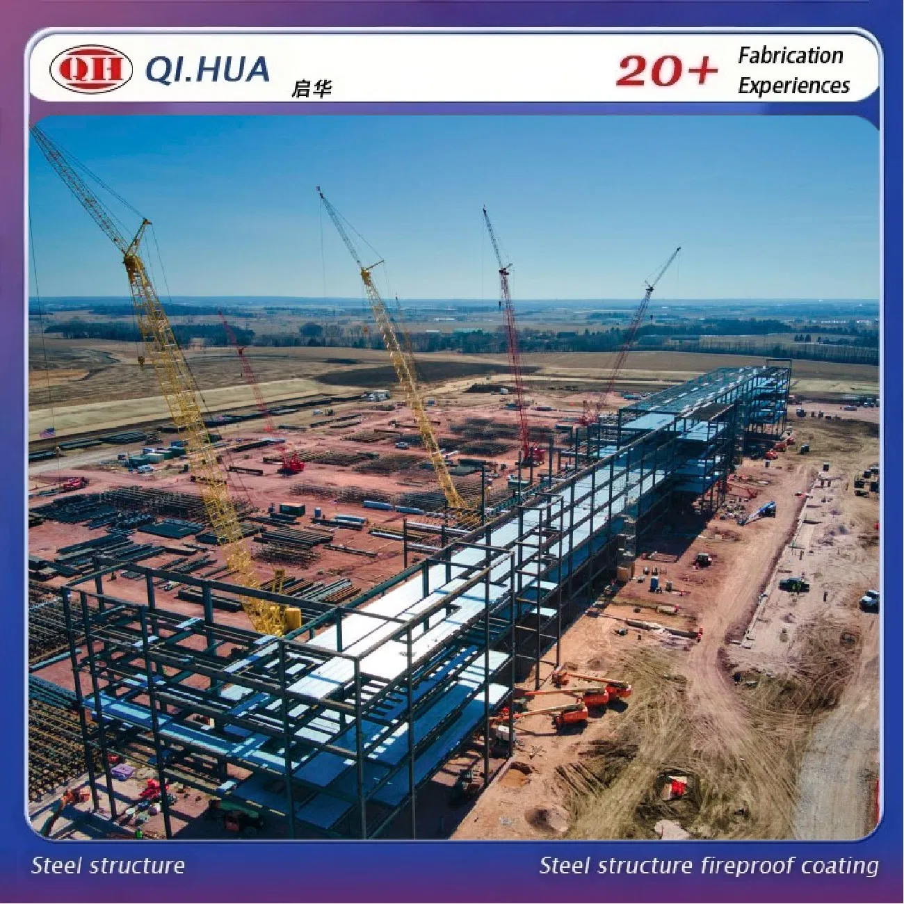 Casa Prefabricada Multi-Storey Long-Span Steel Frames Forheadquarter and Healthcare Building
