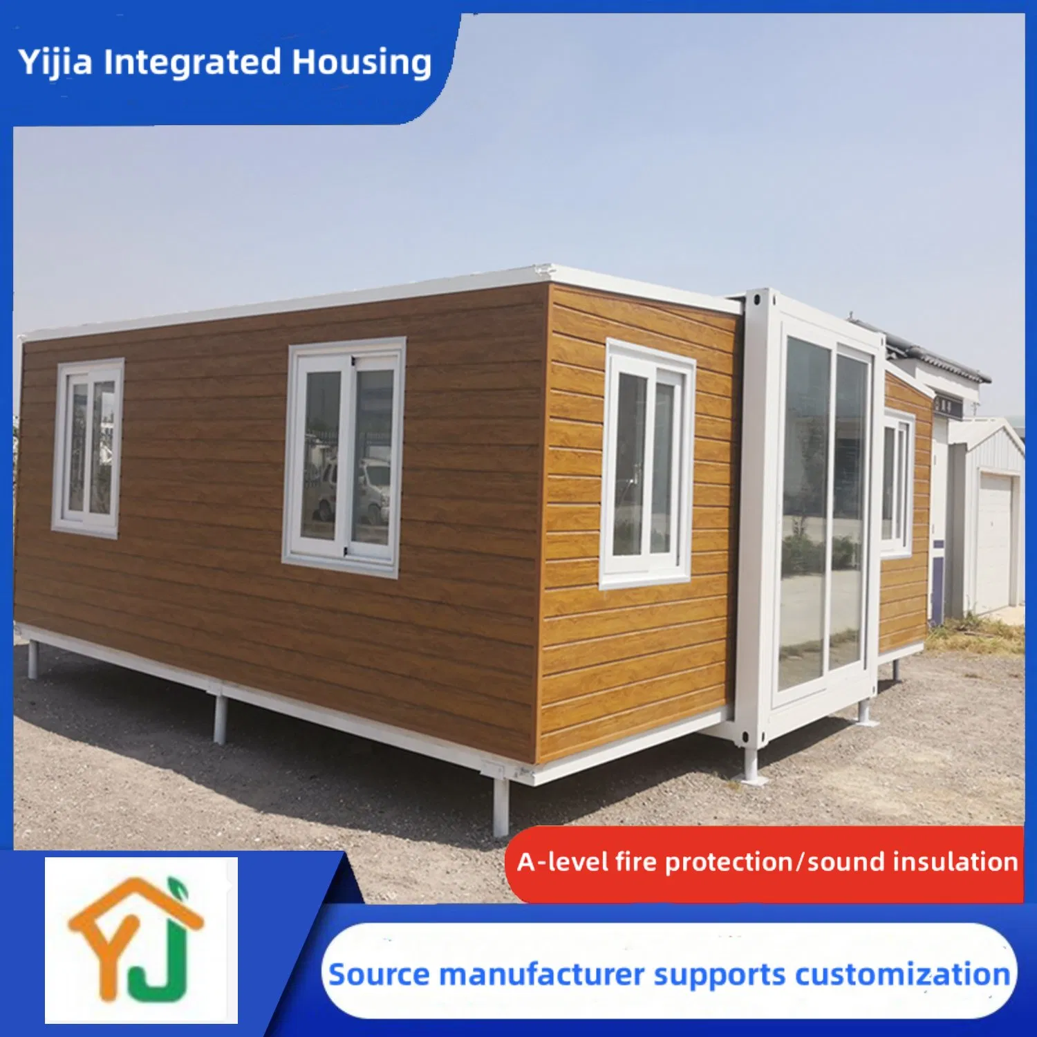 Double Wing Folding House, Dedicated Temporary Housing for Post Disaster Use,