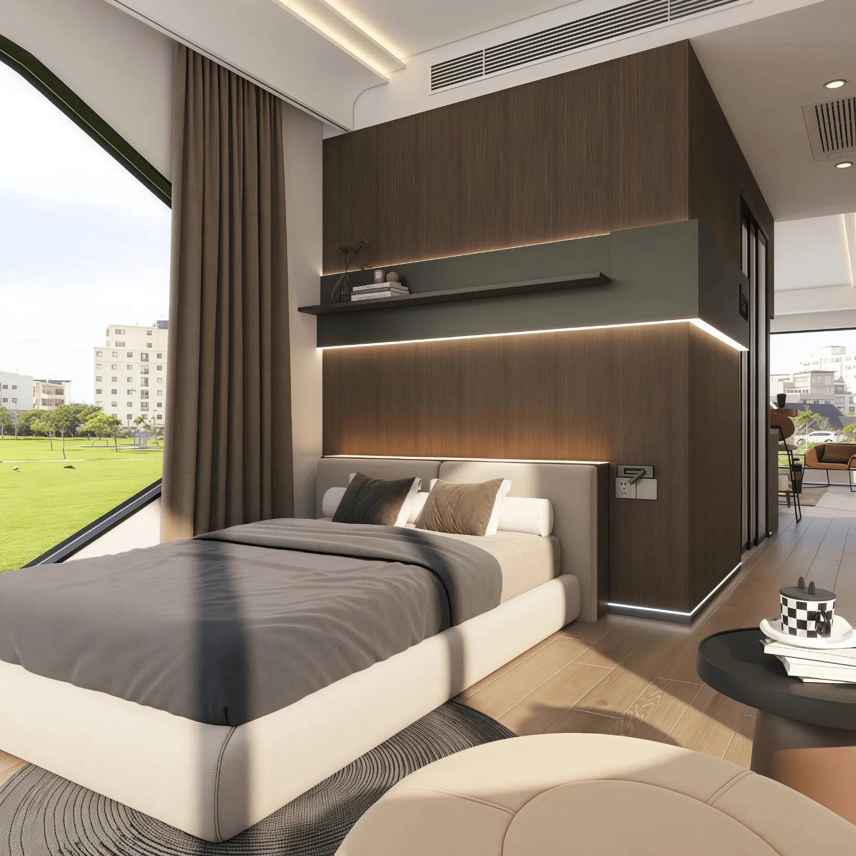 Customized Modular Space Capsule Houses with Insulated Shells and Intelligent Hotels